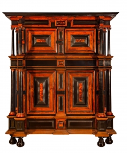 A rare cupboard attributed to Herman Doomer