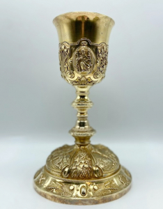 A French silver-gilt chalice