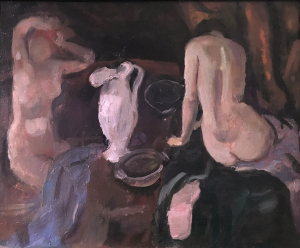 Study of a still life with two nudes by Jan Sluijters ('s Hertogenbosch 1881-1957 Amsterdam)