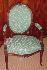 A Dutch Louis XVI armchair