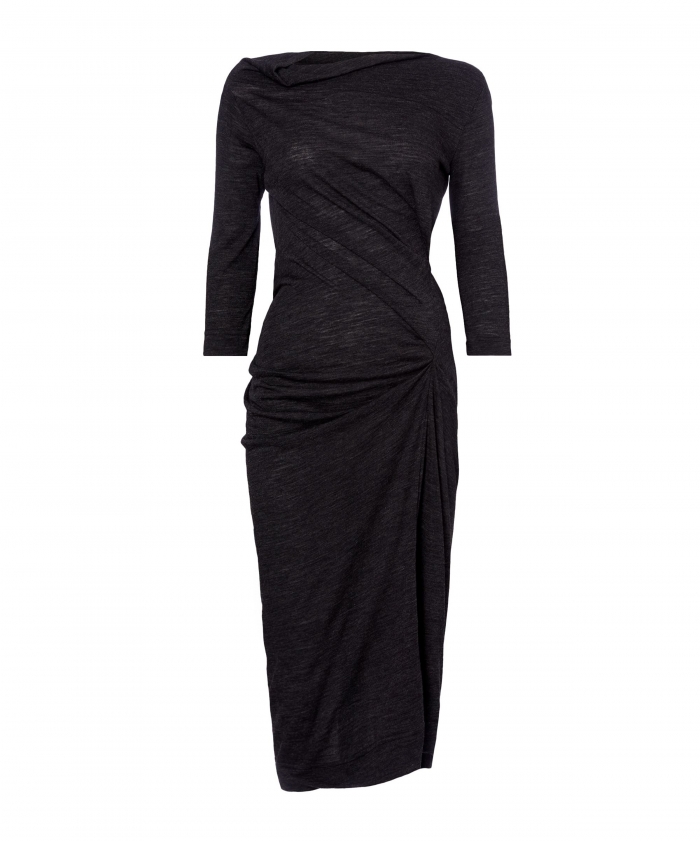 Vivienne Westwood Anglomania Taxa Draped Stretch-Jersey Dress