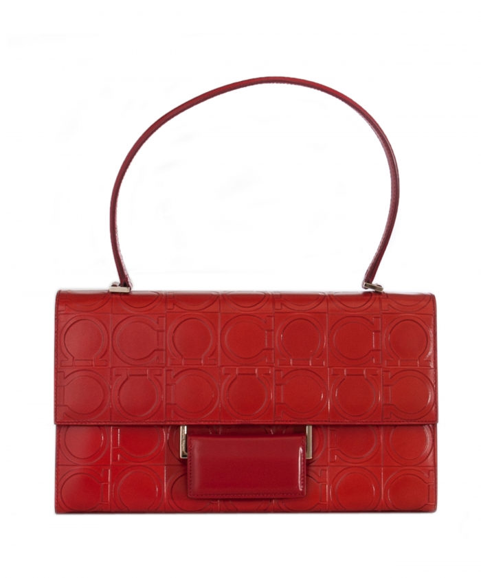 red ferragamo bag