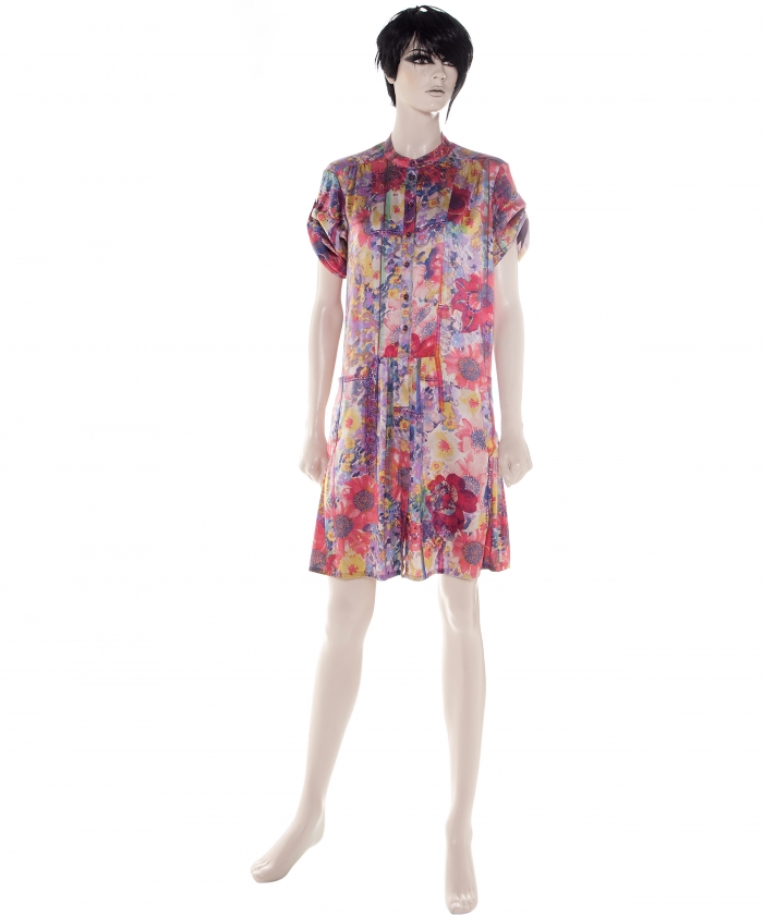 etro silk dress