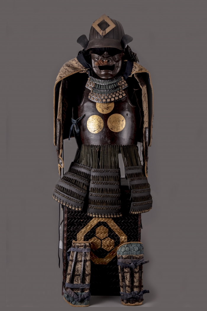 A Full Size Armor 'yoroi' With Original Bamboo Woven Box | OAA