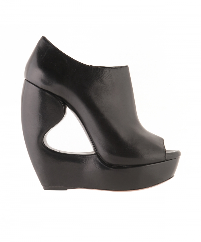 Azzedine alaia sale suede wedge