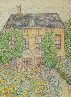 House and garden in summertime