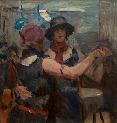 Vrouwen, dansend in een cafe, Amsterdam