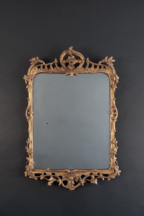 A Louis XV Guilded Mirror