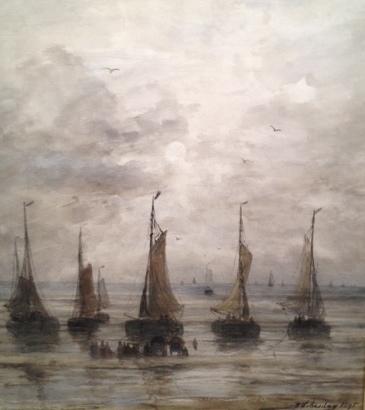 The Fishingboats are leaving (Le départ pour la pêche)