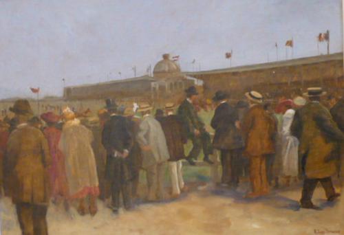 Paardenraces op Duindight