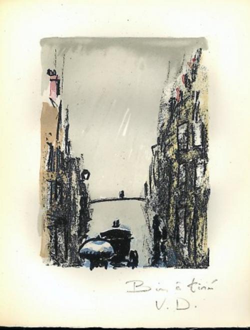 lithographie de Au Beau Temps de la Butte (Roland Dorgel&Atilde;&uml;s)