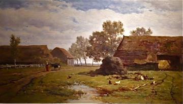 Summer Landscape. The Netherlands, School of the Hague.