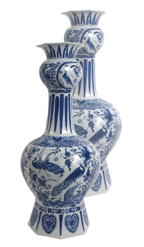 Blue Delft Knobbelvases