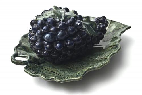 A Polychrome Delft Grape Tureen
