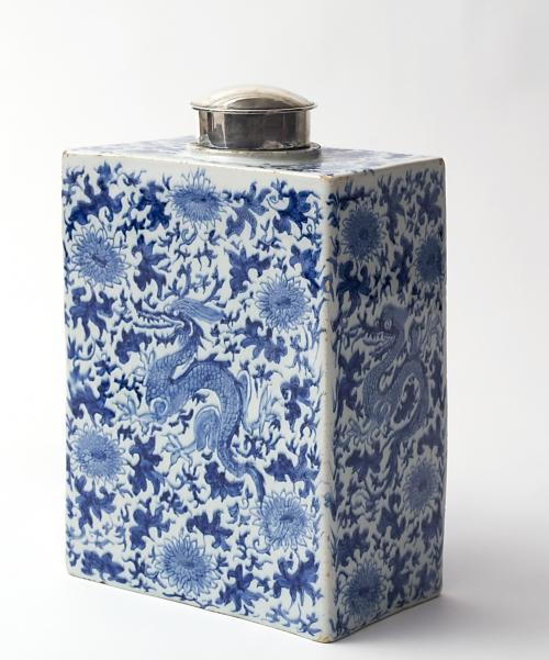 Blue Delft Flask