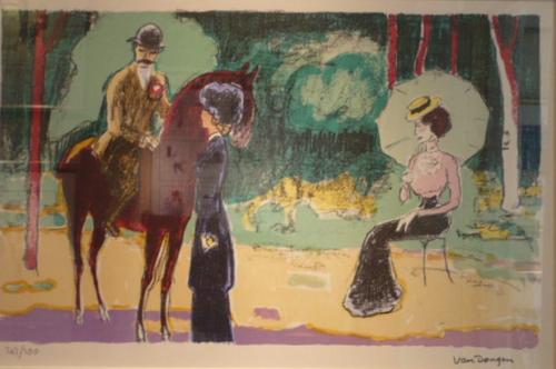 Meeting in the woods