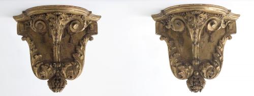 Un par de Francia Soportes de pared