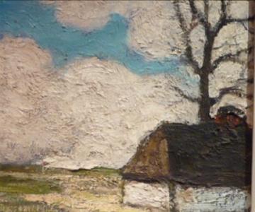 Vue de ferme (Ansicht eines Bauernhofes) belgischen Expressionismus