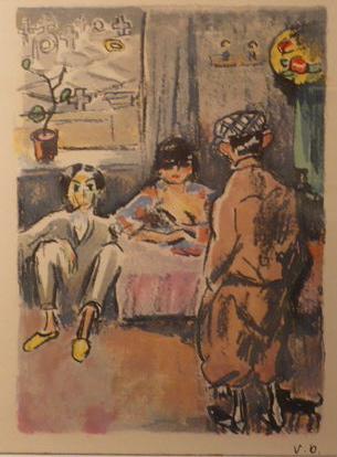 Beaux Au Temps de la Butte (texte de Roland Dorgel&Atilde;&uml;s), 20 lithographies en couleurs page par Kees van Dongen.