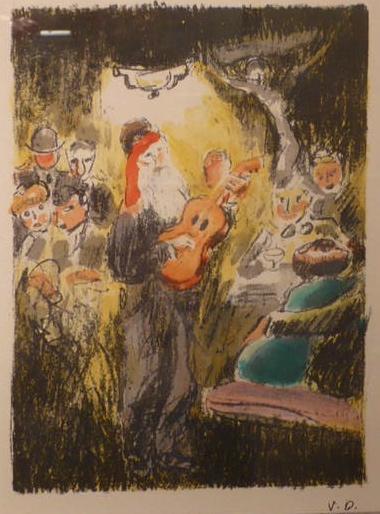 Au Beaux Temps de la Butte, written by Roland Dorgelès. 20 Colourlithographs by Kees van Dongen.