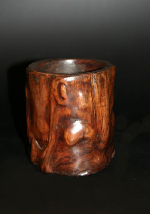 Holz penseelpot
