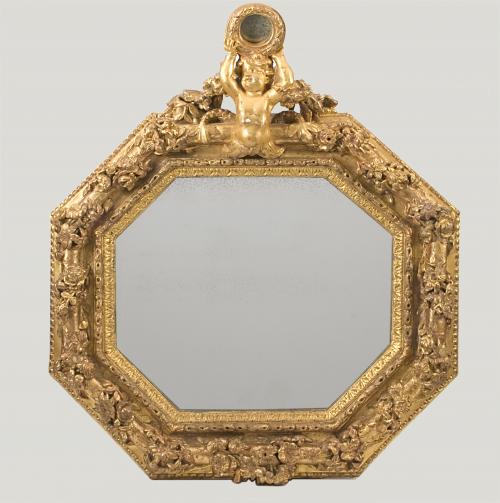 Un miroir baroque n&Atilde;&copy;erlandais