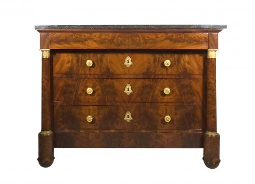 An Empire Period Mahogany Commode
