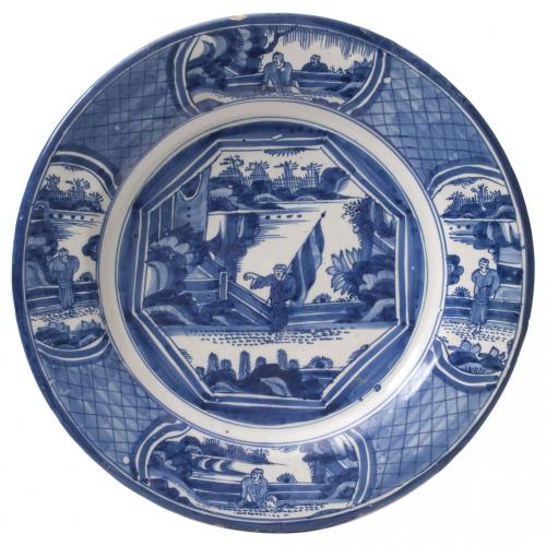 A Delft Blue Dish