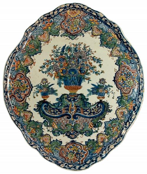 Polychrome Delft Plaque
