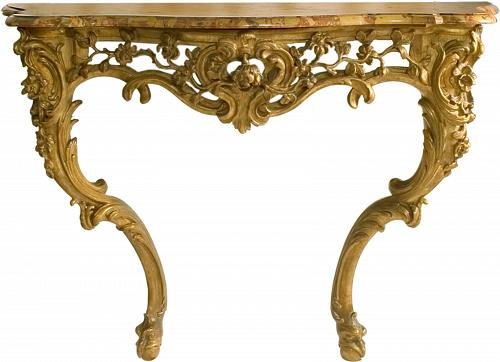 A French Giltwood Console Table