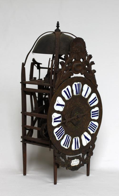 French Lanternclock in unrestored condition ca 1740