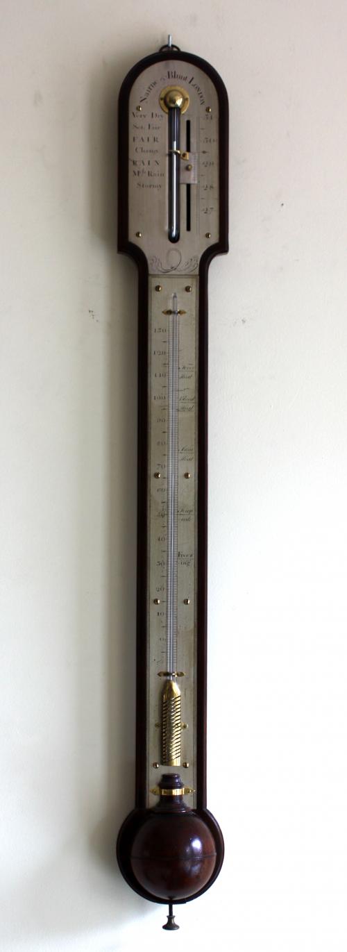 Barometer made by Nairne and Blunt London. Mahogany case