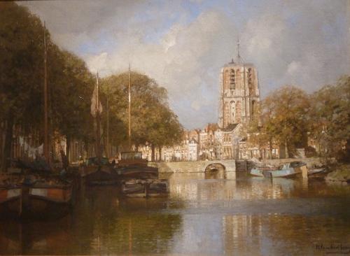 Townview in summertime, De Oldenhove, Leeuwarden, Hollnd
