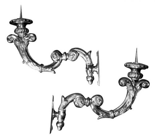 wandappliques argent Set