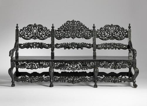 Dutch-Indian colonial bench