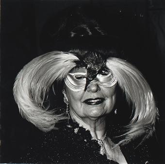 Woman in a Birdmask, NYC 1967