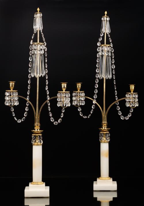 Pair of Swedish Candelabra