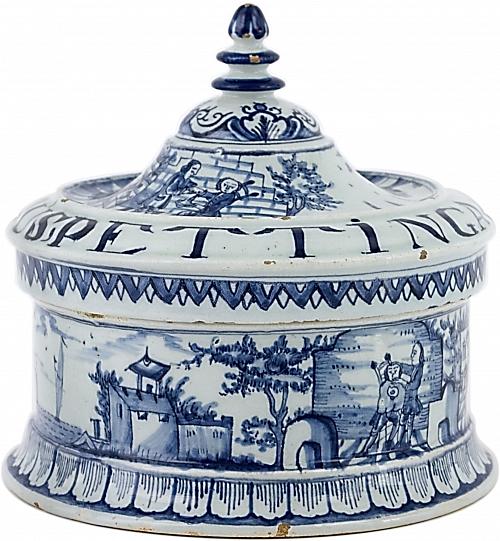 Delft Blue Tobacco Box