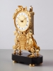 A small French long duration Skeleton Clock, circa 1820
