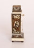 A miniature Austrian ivory and boulle 'zappler' timepiece, circa 1840