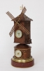A rare French industrial mantel clock, windmill, circa 1880