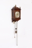 A rare Dutch walnut Amsterdam wall clock, Jacob Hasius, circa 1725