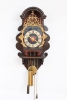 A rare Dutch Geldern polychrome wall clock, Spraekel, circa 1770