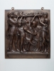 Bronze high relief wall decoration from trompeting group of children