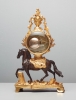 A superb French ‘Transition’ mantel clock, circa 1760, signed Montjoye Fils a Paris.