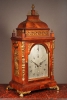 An impressive mahogany table clock by James Crossley London, circa 1780. 