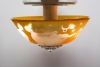 Sybren Valkema for Glass Factory Leerdam, Glass ceiling lamp with a part of the zodiac, 1947 - Sybren Valkema