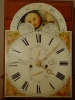 A Welsh mahogany longcase clock with moonphase W. Rowland Pwllheli circa 1830