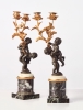 A Pair of French 'Louis XVI' figurative candelabras with putti, circa 1780