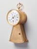 An unusual French ‘Empire’ wall/travelling clock with alarm, circa 1830